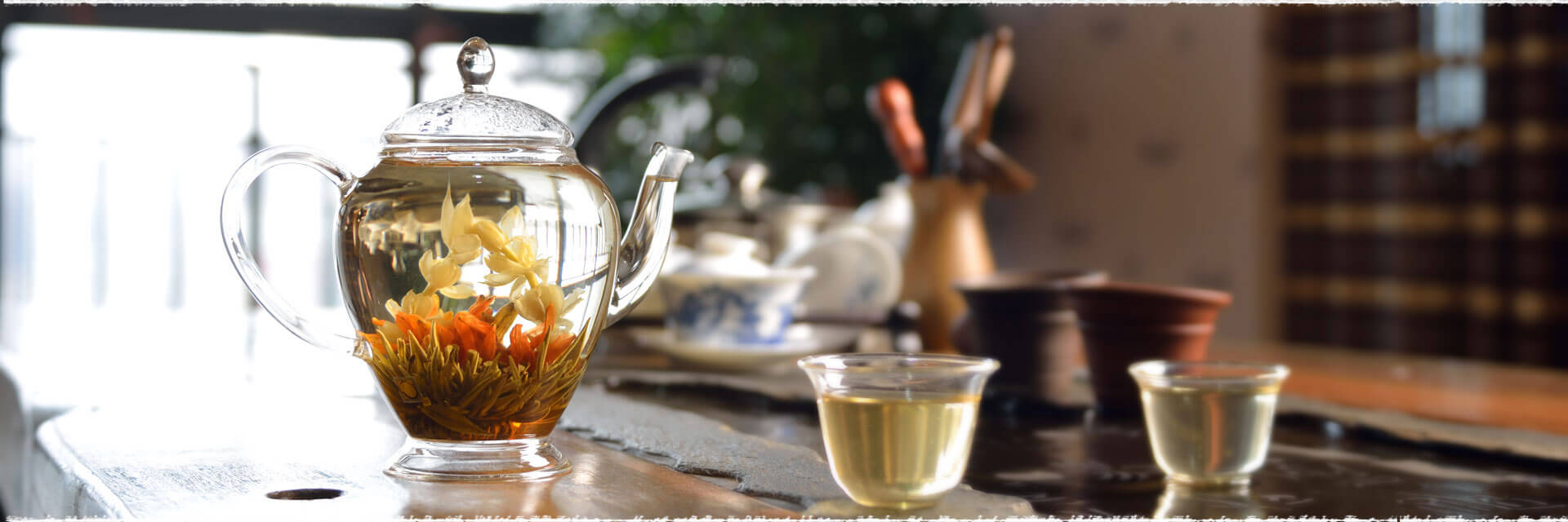 La fabrication des fleurs de thé