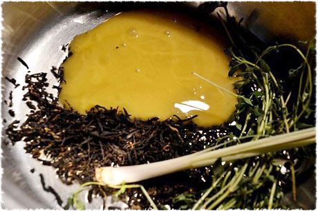 Sauce thé noir magret canard