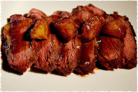 Magret canard saignant