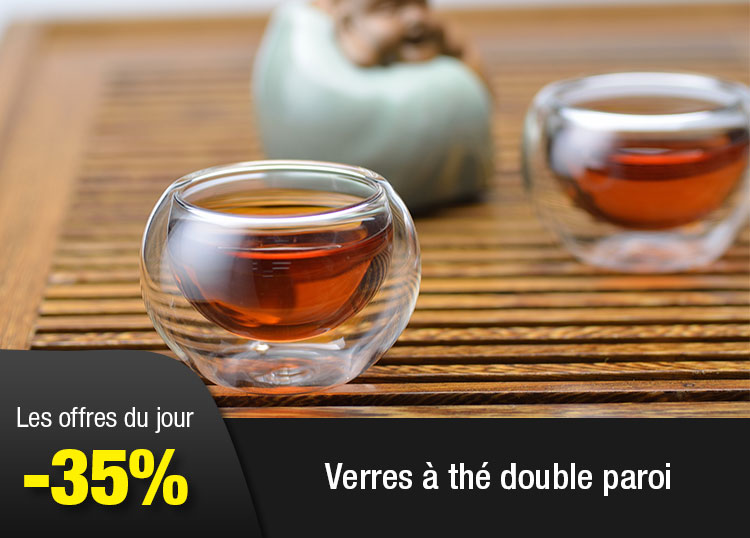 Verres à thé double paroi