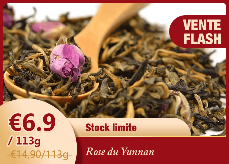 Rose du Yunnan : thé noir parfumé