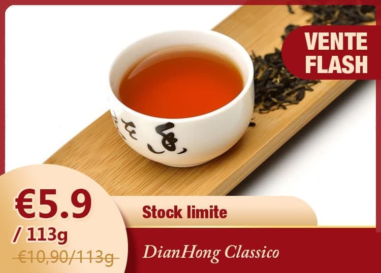 DianHong Classico : thé noir du Yunnan