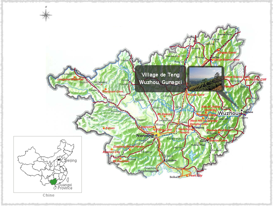 Carte du Guangxi