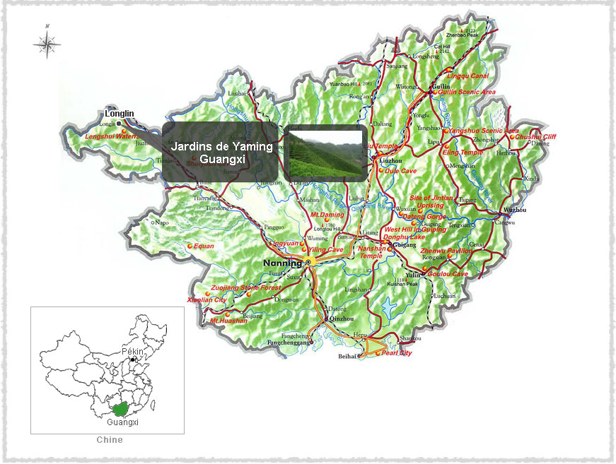 Carte du Guangxi